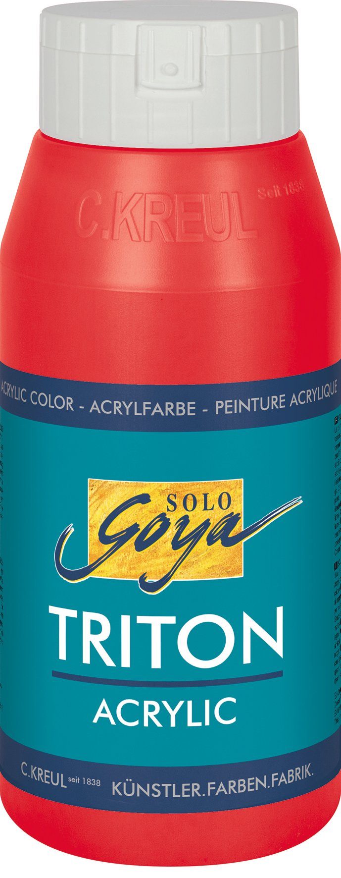 Acrylfarbe Kreul Goya ml 750 Solo Triton Acrylic, Kirschrot