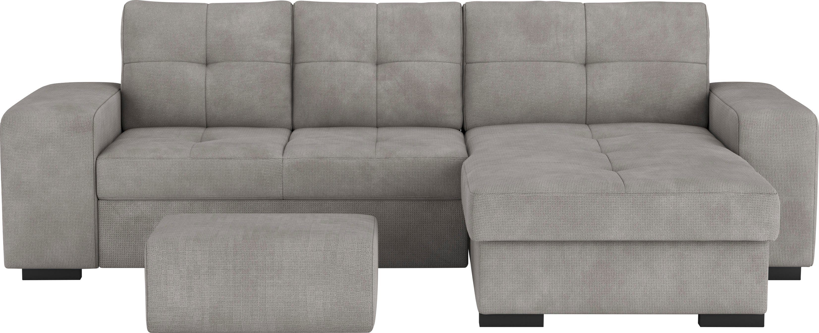 COTTA Ecksofa Mattina L-Form, mit Hocker, günstig online kaufen
