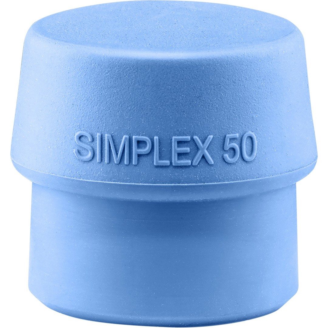 Gummihammer HALDER SIMPLEX Ersatzeinsatz TPE-soft blau 50mm