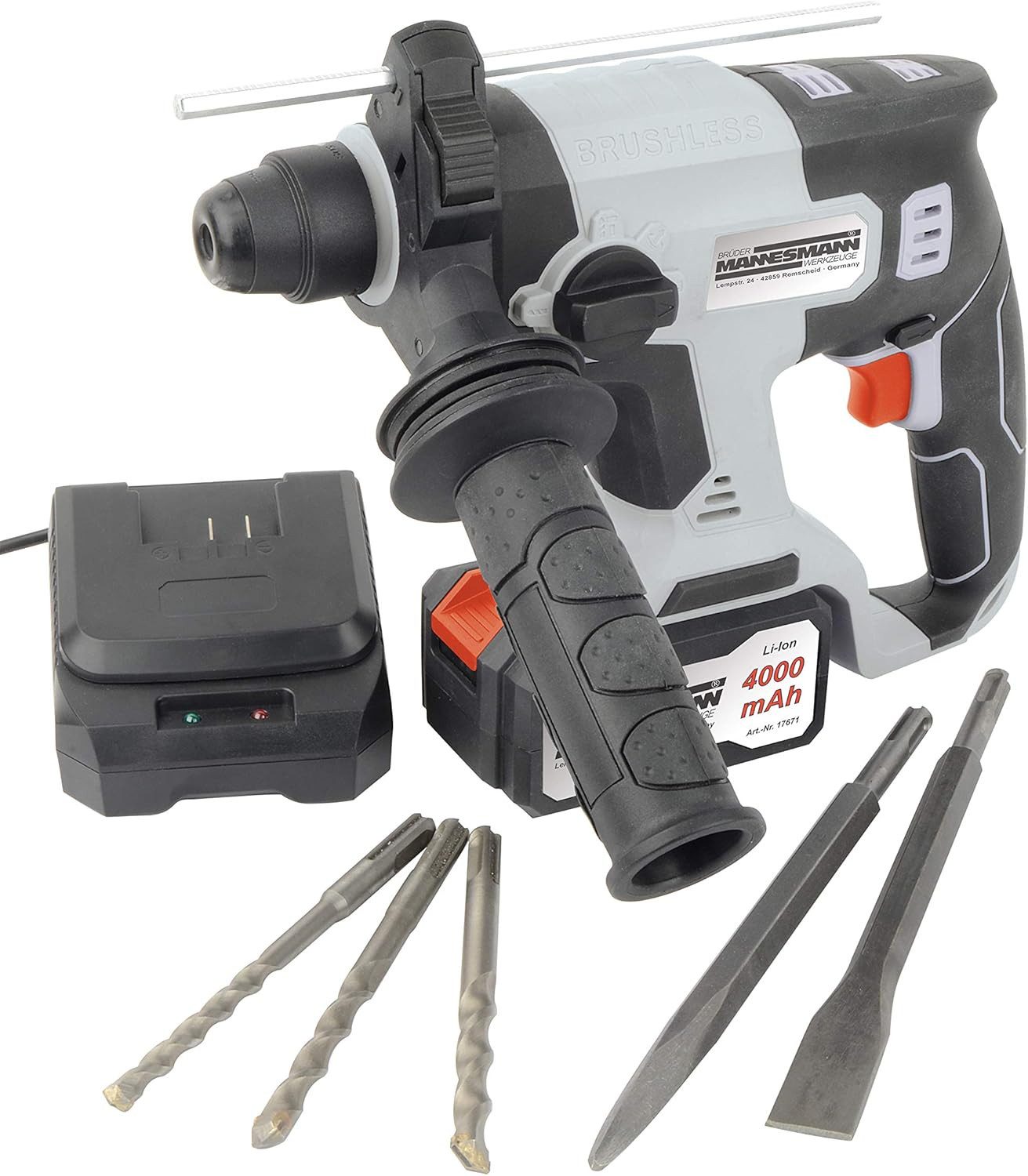 Akku-Bohrhammer 20 V Li-Ionen
