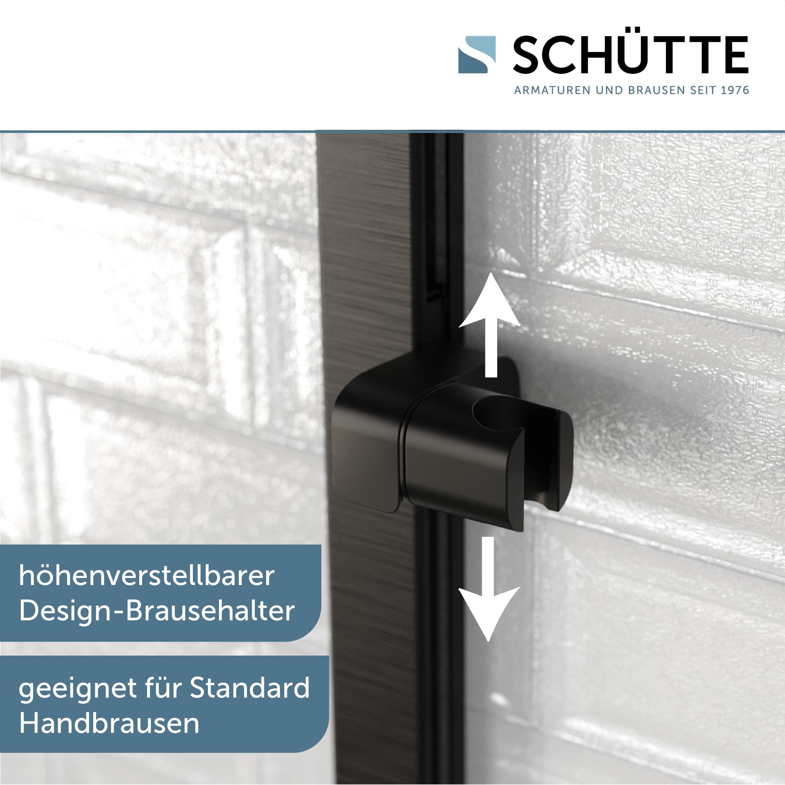 Schütte Duschstange KARIBIK, Hochwertige Brausestange mit Design-Brausehalter