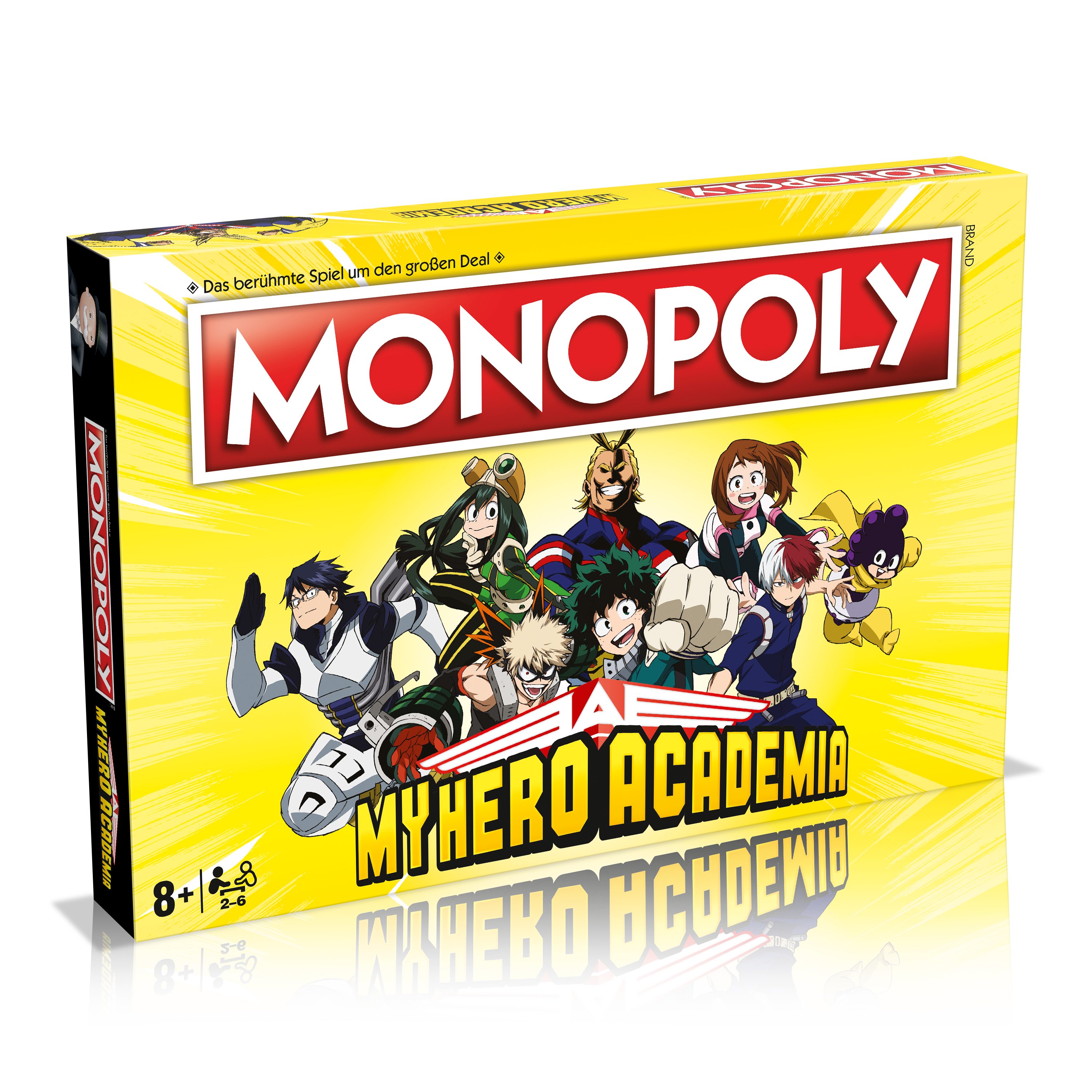 Spiel, Academia Monopoly Hero Edition My Winning Moves (Deutsch) Limited -