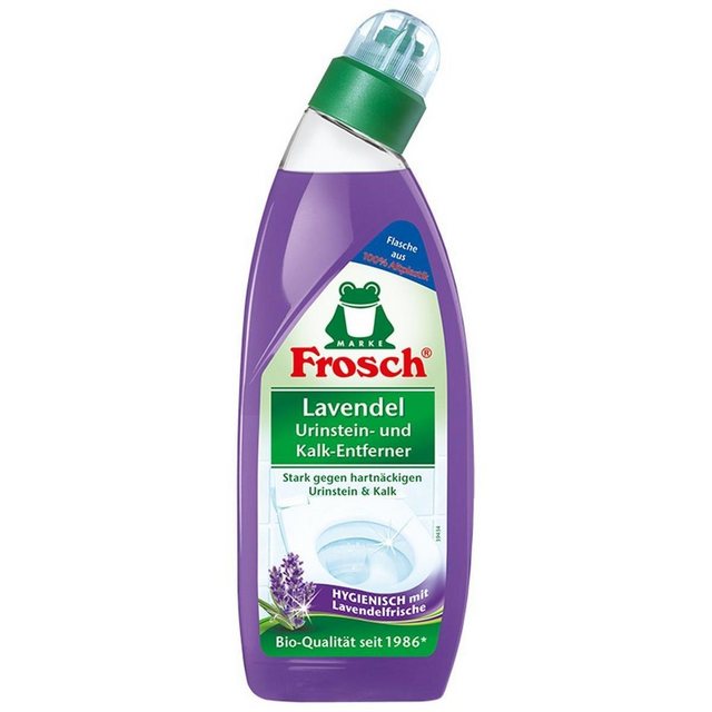 FROSCH Frosch Lavendel Urinstein- und Kalk-Entferner 750 ml – Hygienisch mit WC-Reiniger