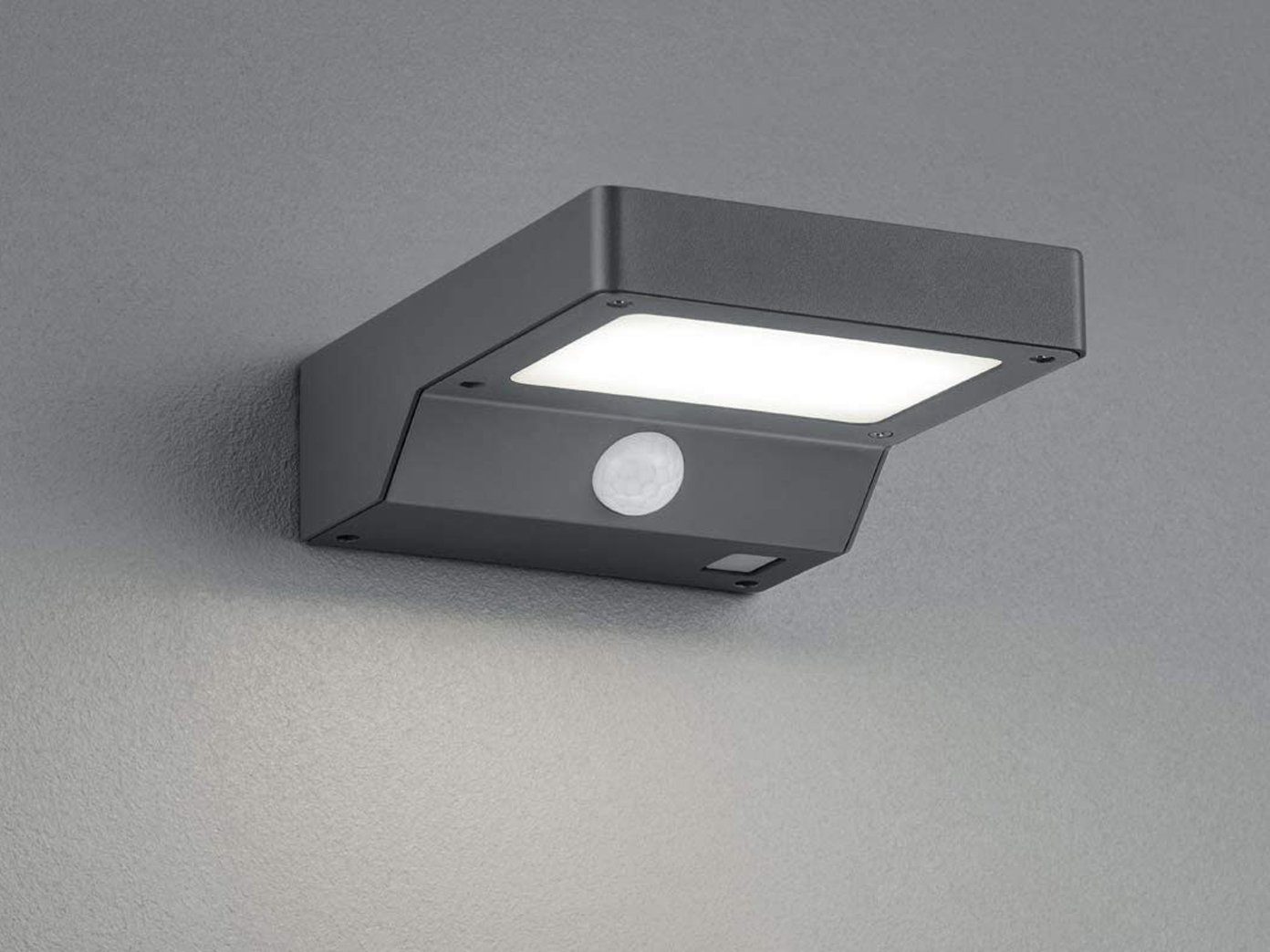 meineWunschleuchte LED Solarleuchte, Bewegungsmelder, LED fest