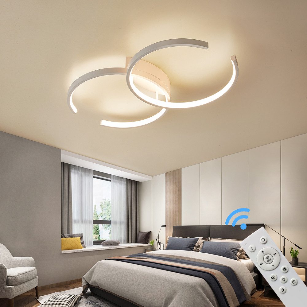 Eurotondisplay LED Deckenleuchte LED Deckenleuchte Fernbedienung Lichtfarbe günstig online kaufen