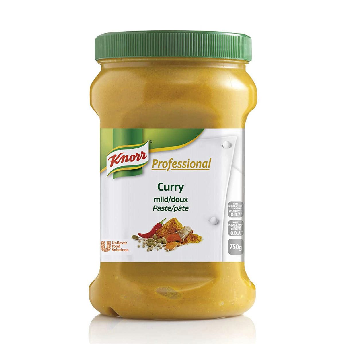 Knorr Saucen, Knorr Professional Würzpaste Curry mild natürlicher Geschmack 750g