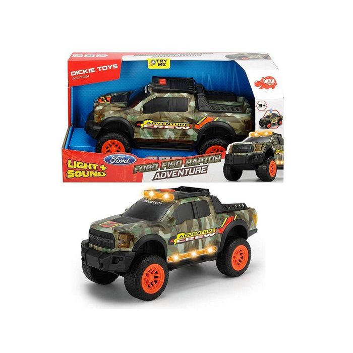 Dickie Toys Spielzeug-Auto 203756001 Ford F150 Raptor - Adventure