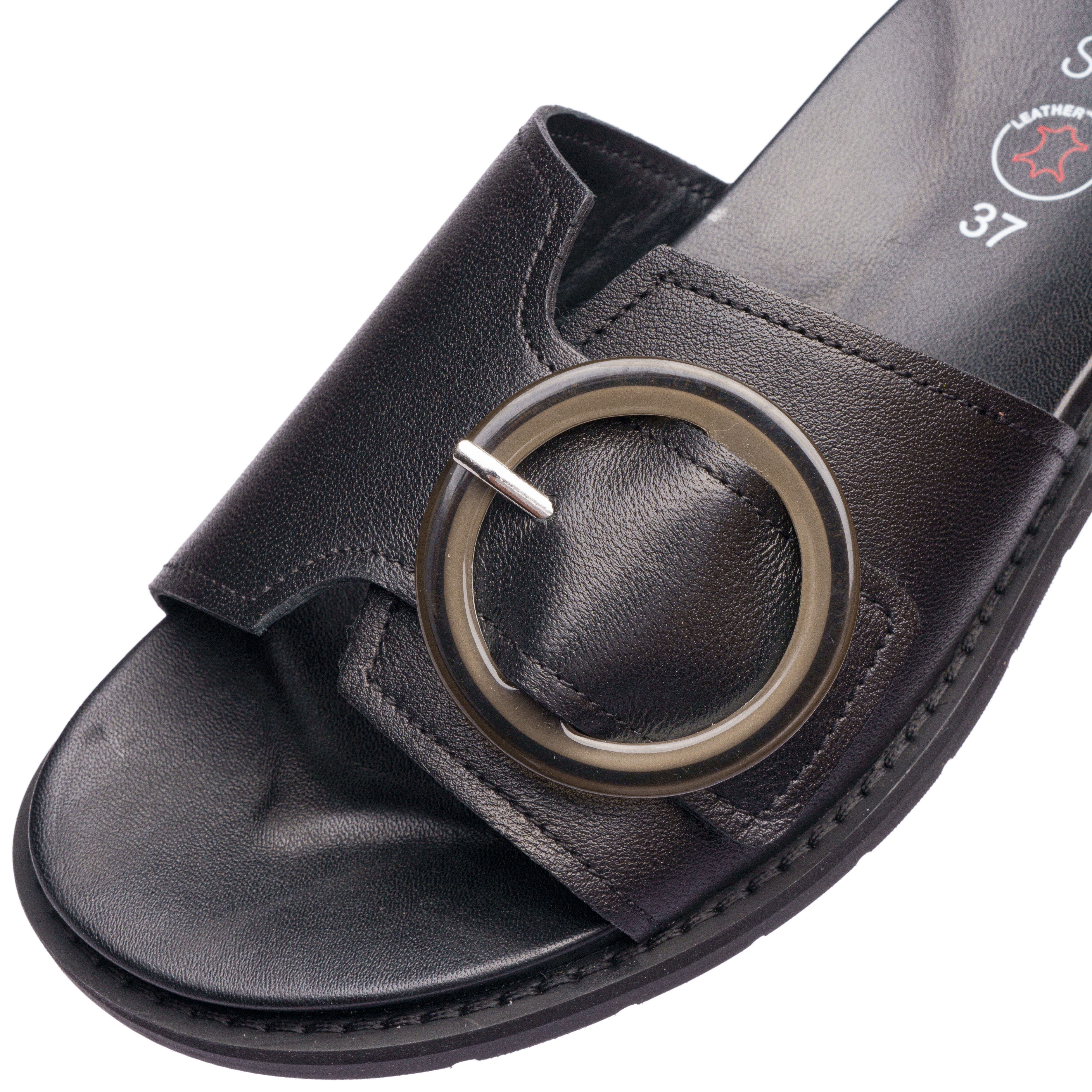 Ara ELBA Pantolette Sommerschuh, Schlupfschuh mit Zierschnalle, in Weite G (weit)