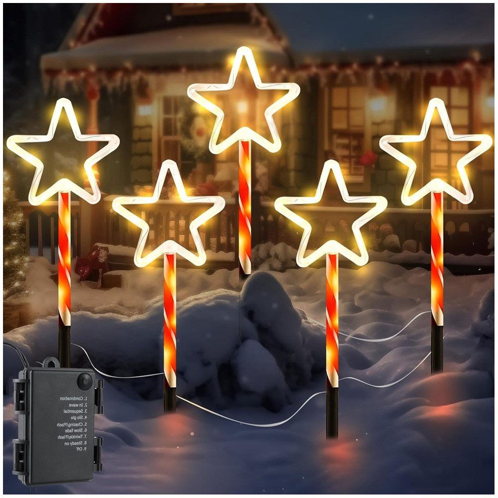 QUBEBU LED-Lichterkette LED Garten Leuchtstecker - günstig online kaufen