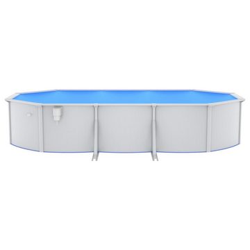 furnicato Pool mit Sicherheitsleiter 610x360x120 cm