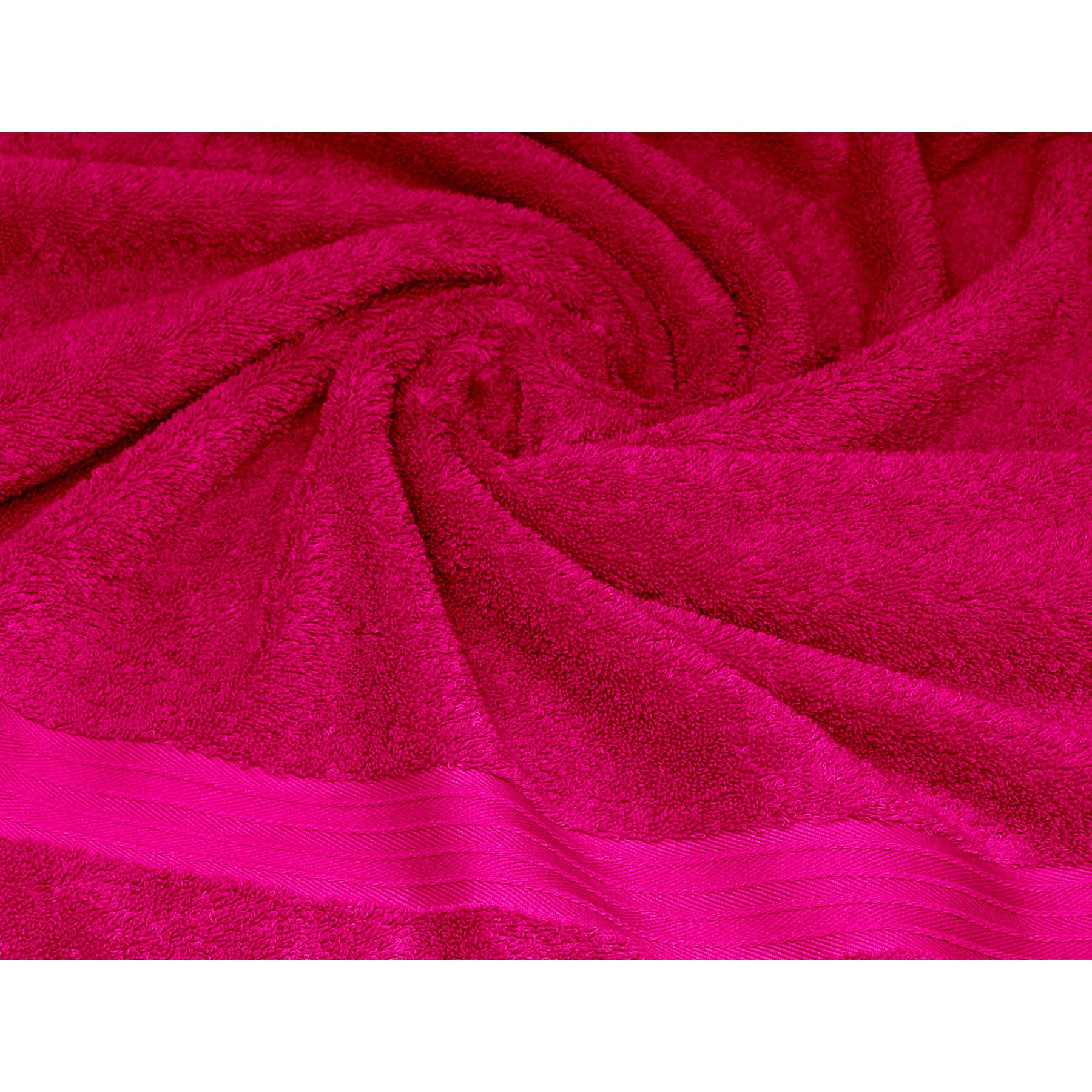 Pinkes Lashuma Linz, Baumwolle (1-St), Purpur Duschtuch Frottee cm 70x140 Handtuch