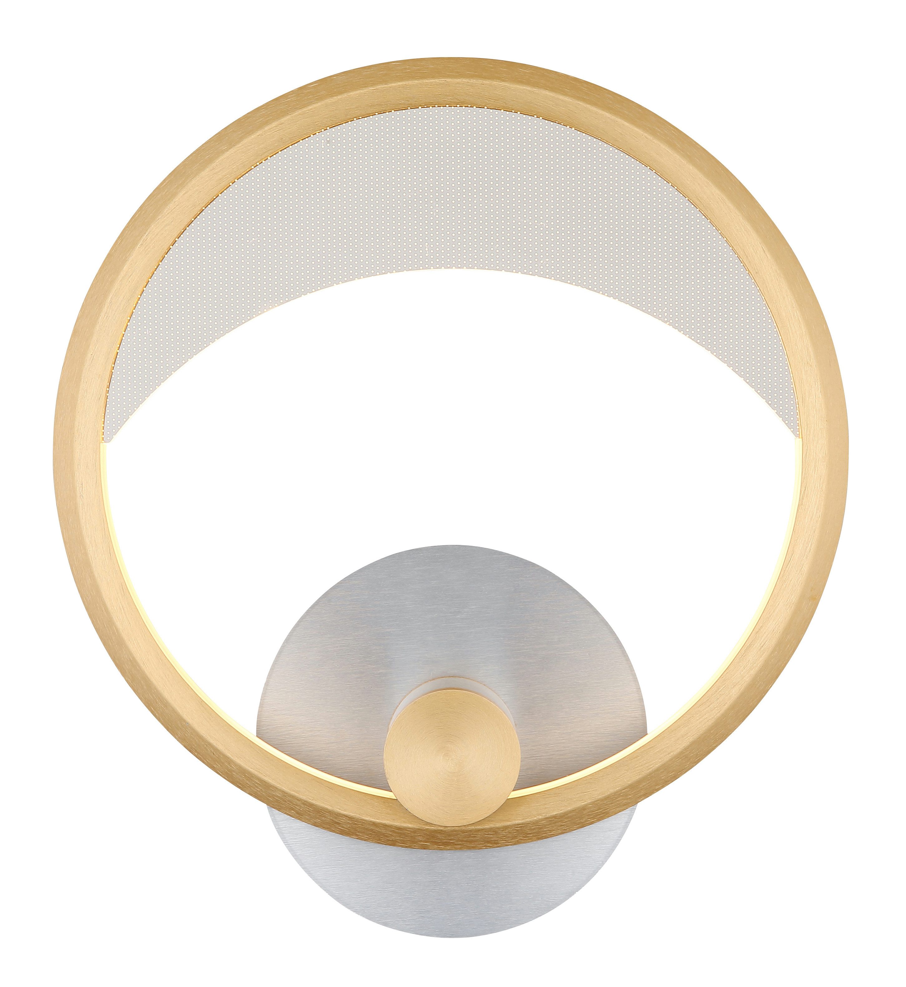 GLOBO LIGHTING Wandleuchte UMBRA, LED fest integriert, Warmweiß, Wandlampe Wand Wohnzimmer Flur Wandbeleuchtung