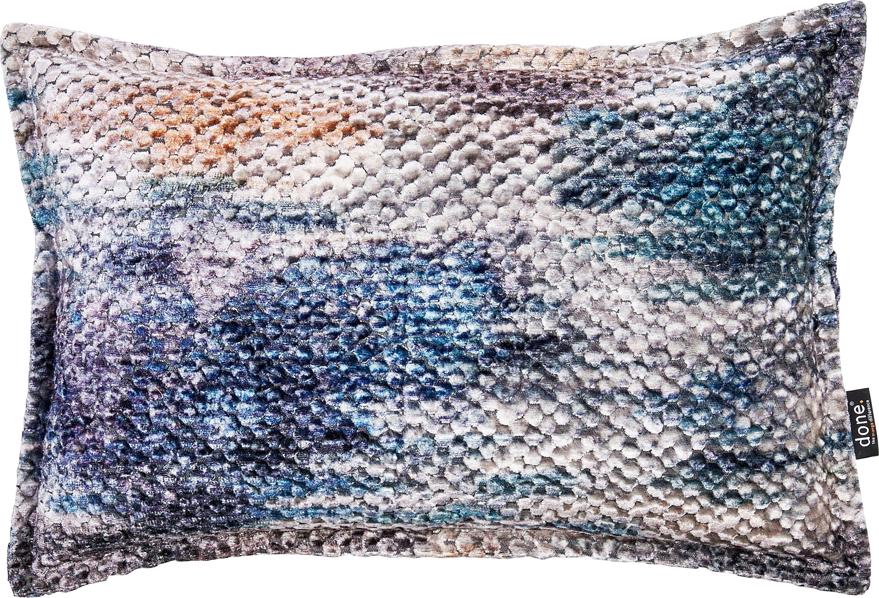 done. Dekokissen "Glam Colour" Reißverschluss, Ohne Füllung, meliert günstig online kaufen