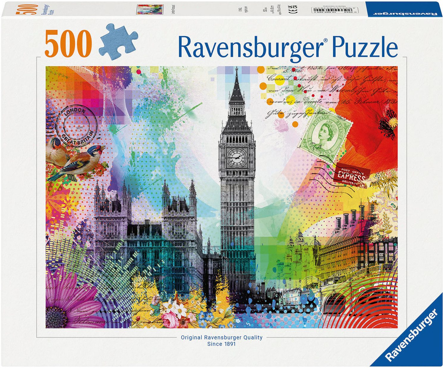 Ravensburger Puzzle Grüße aus London, 500 Puzzleteile, Made in Germany günstig online kaufen
