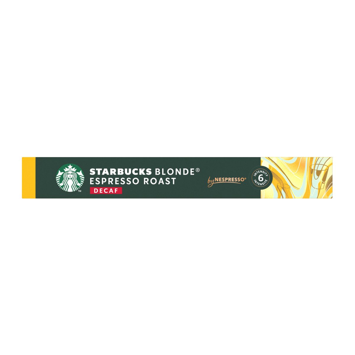 Starbucks Kaffee, Starbucks Blonde Espresso Roast Decaf by Nespresso 10 Kapseln 55g