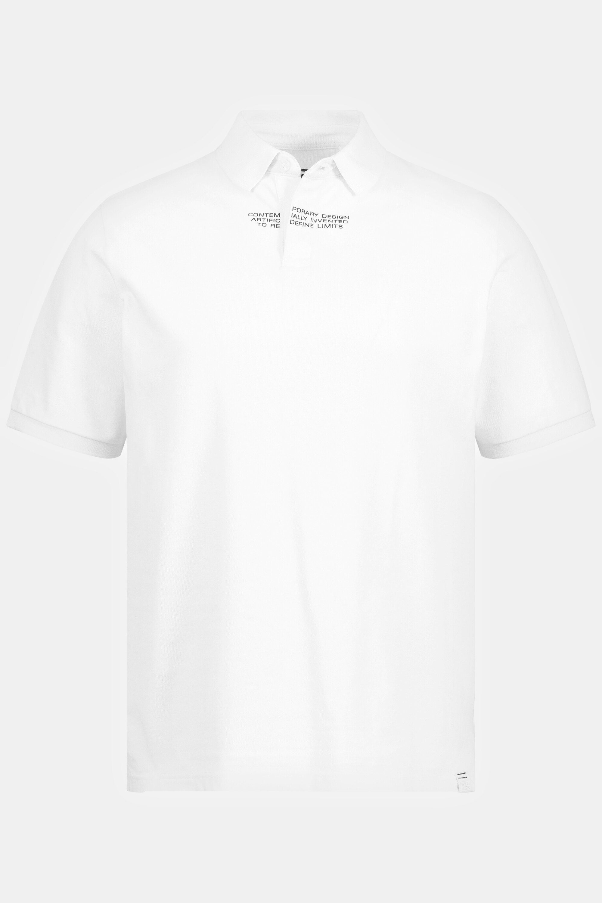 STHUGE Poloshirt STHUGE Piqué Poloshirt 8 Halbarm Print XL bis