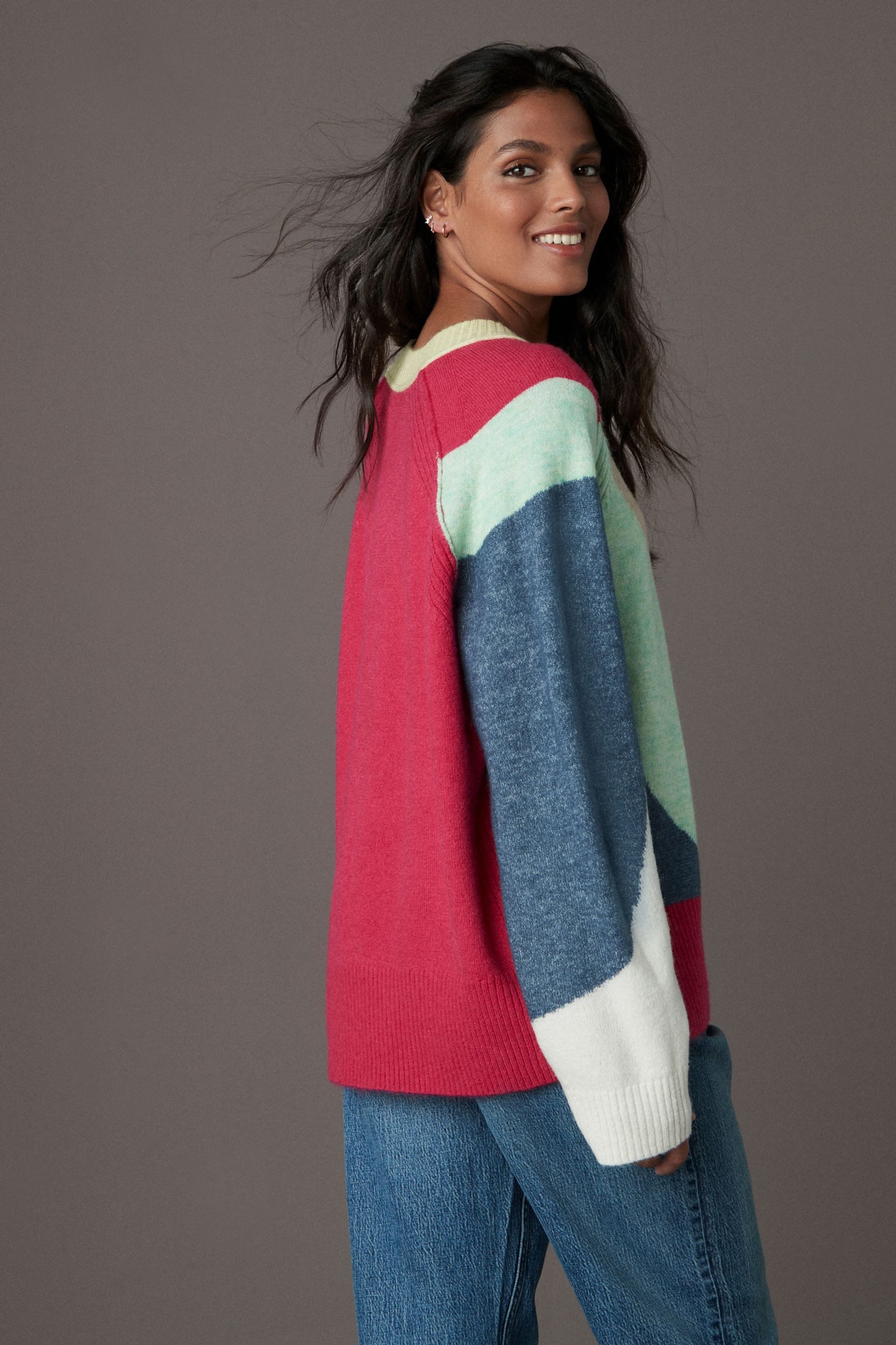 Next Rundhalspullover Pullover mit Saumdetail und günstig online kaufen