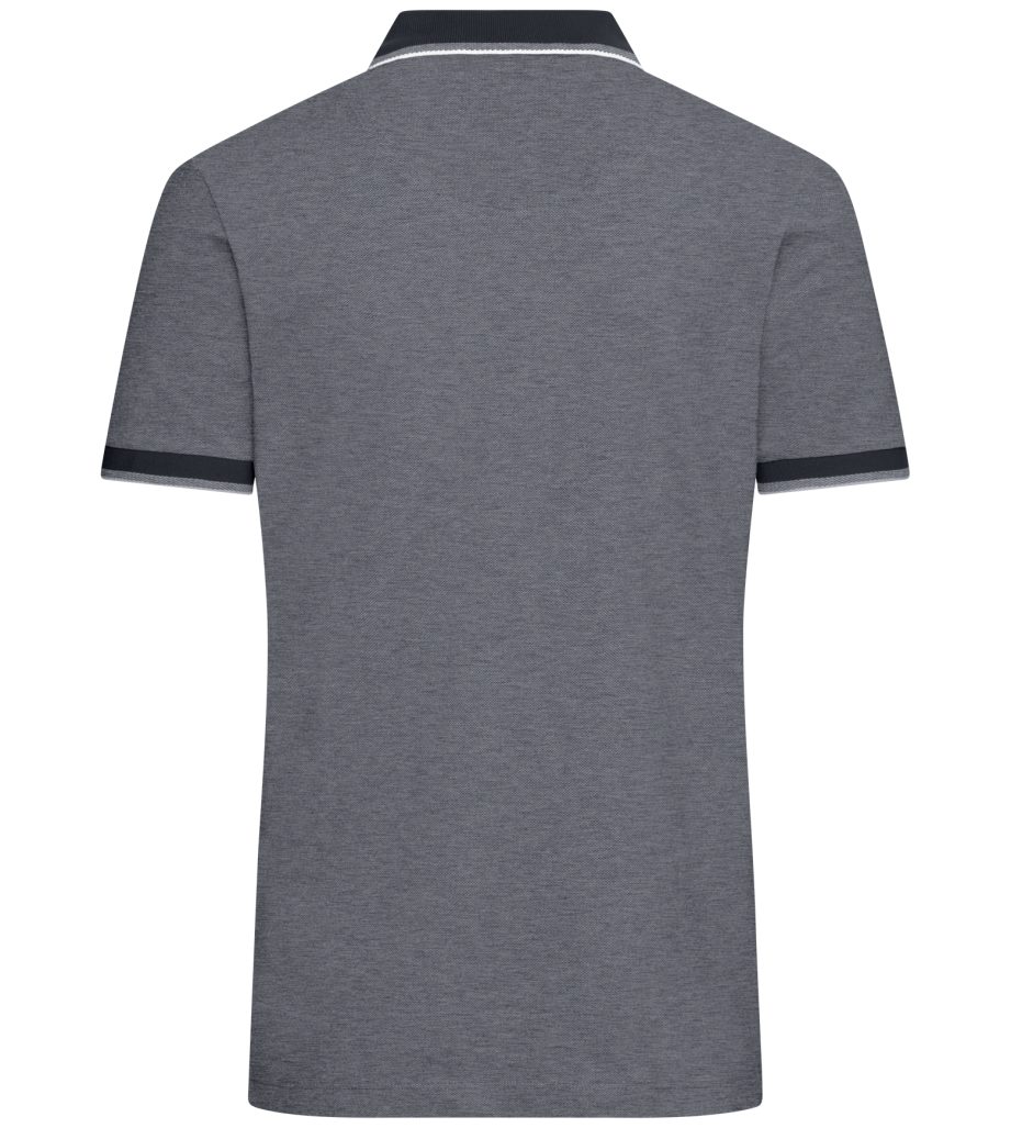 James & Nicholson Poloshirt Doppelpack Herren Poloshirt Baumwoll Pique in bicolor Optik JN704 (Doppelpack, 2er-Pack) mit Kontraststreifen