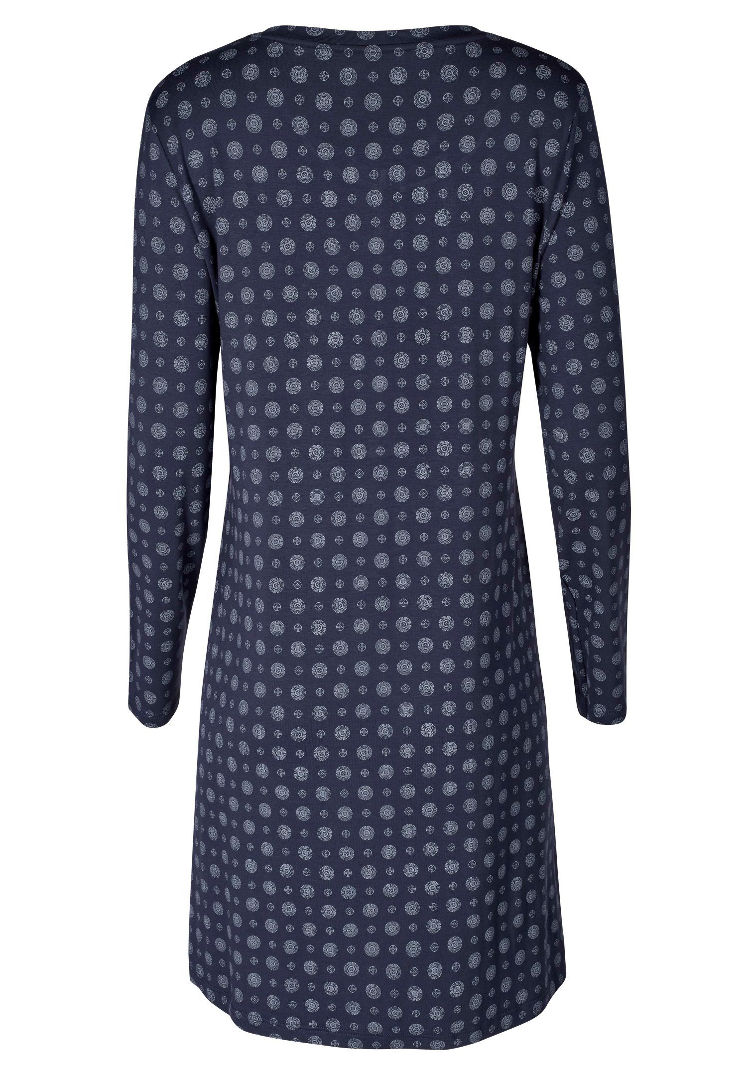 HUBER Nachthemd Damen Schlafshirt mit langem Arm (1-tlg) Modisches Design