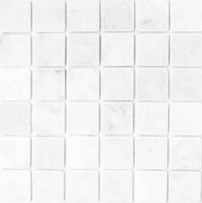 Mosani Bodenfliese Marmor Mosaik Fliese Naturstein Ibiza weiß hellgrau cream Dusche Wand