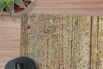 MuchoWow Gaming Mauspad Vintage - Regal - Holz - Rost - Ländlich (1-St), Büro für Tastatur und Maus, Mousepad Gaming, 90x60 cm, XXL, Großes