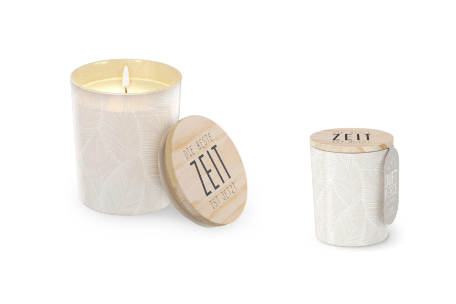 La Vida Geschenk für Dich Duftkerze la Vida Duftkerze im Glas mit Deckel, Lotus-Duft, Serie RELAX, Brenndauer ca. 30 Stunden