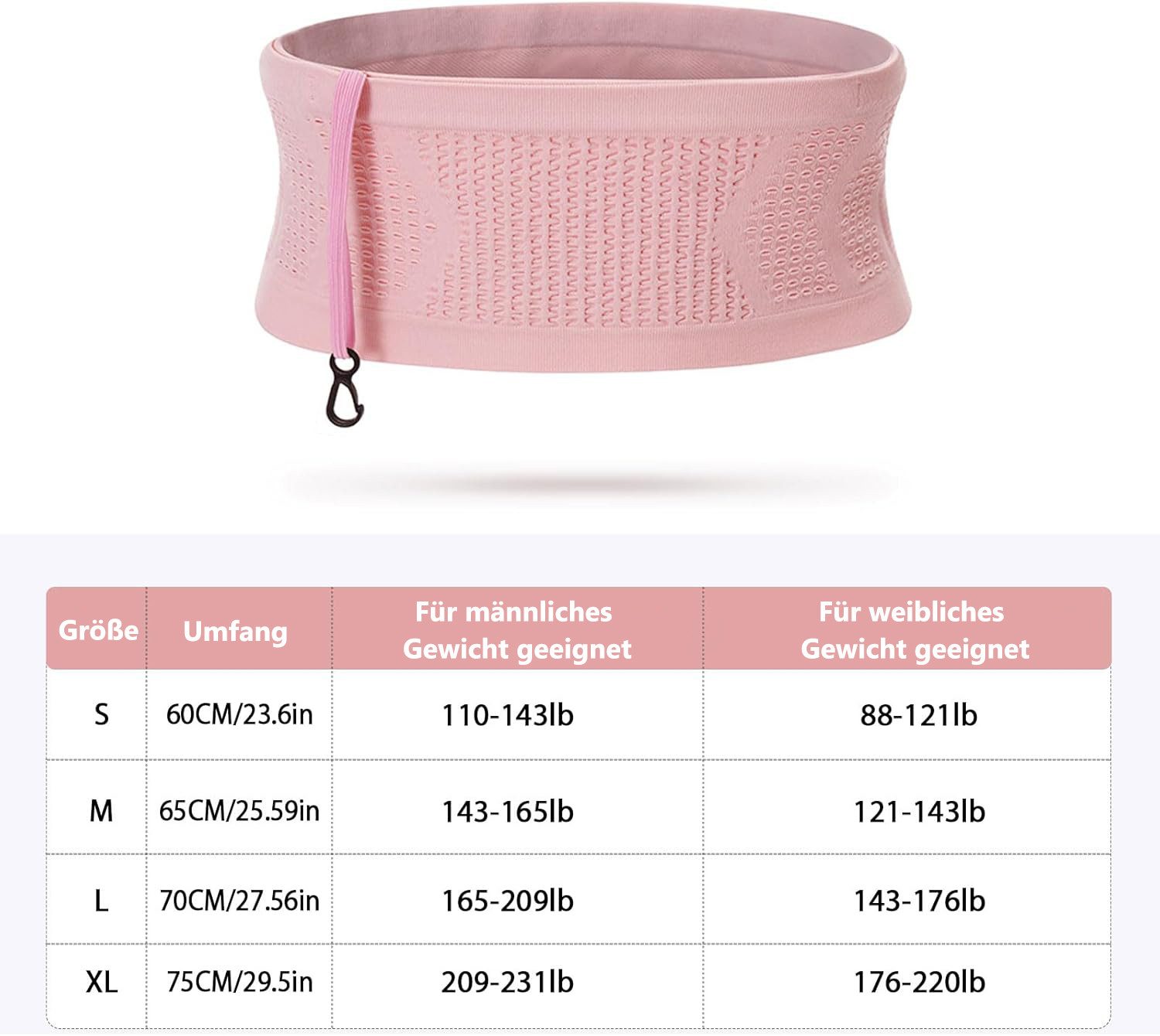 Coonoor Gürteltasche Multifunktionale atmungsaktive verdeckte Hüfttasche günstig online kaufen