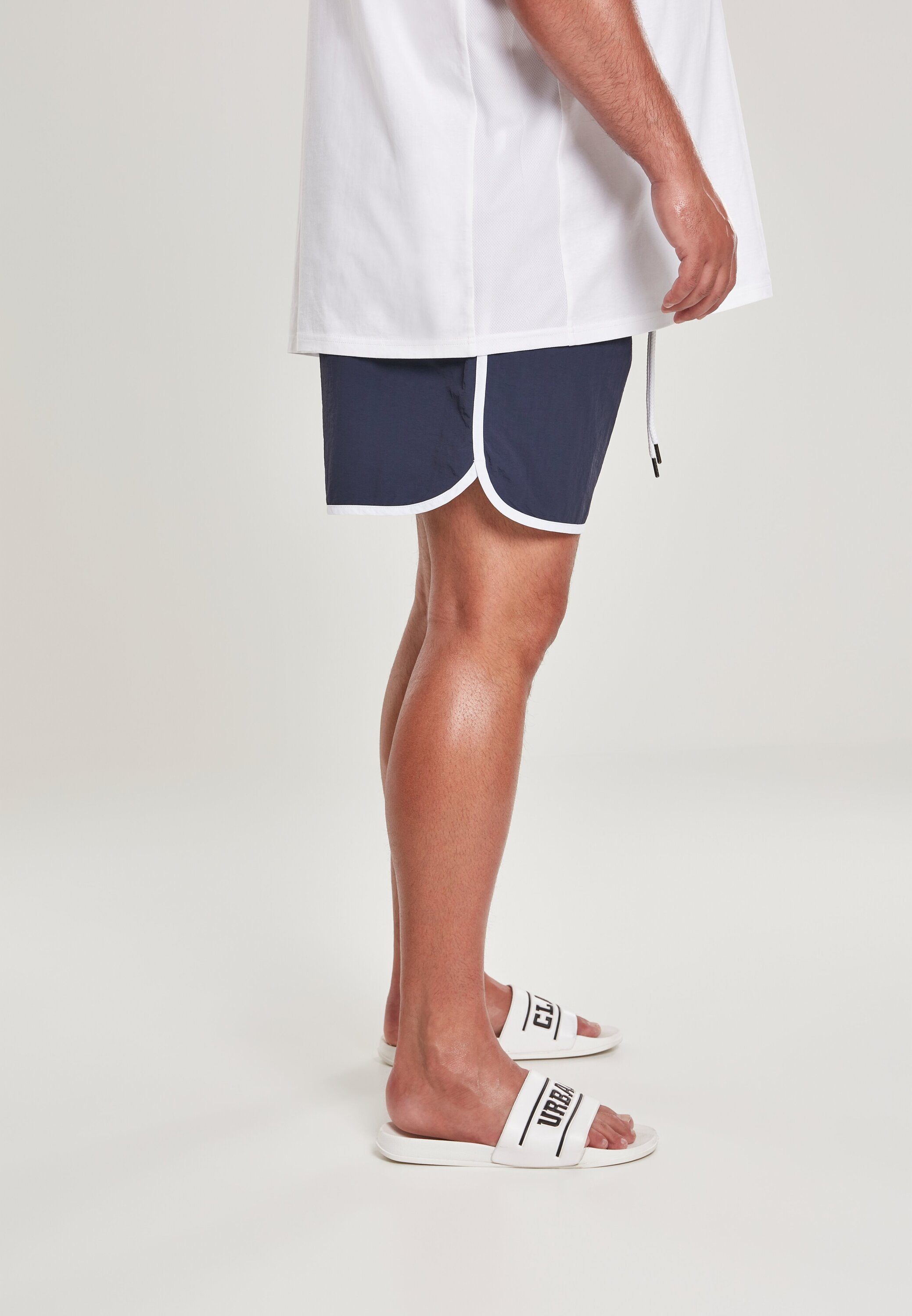 Retro CLASSICS navy/white Herren URBAN Badeshorts Swimshorts