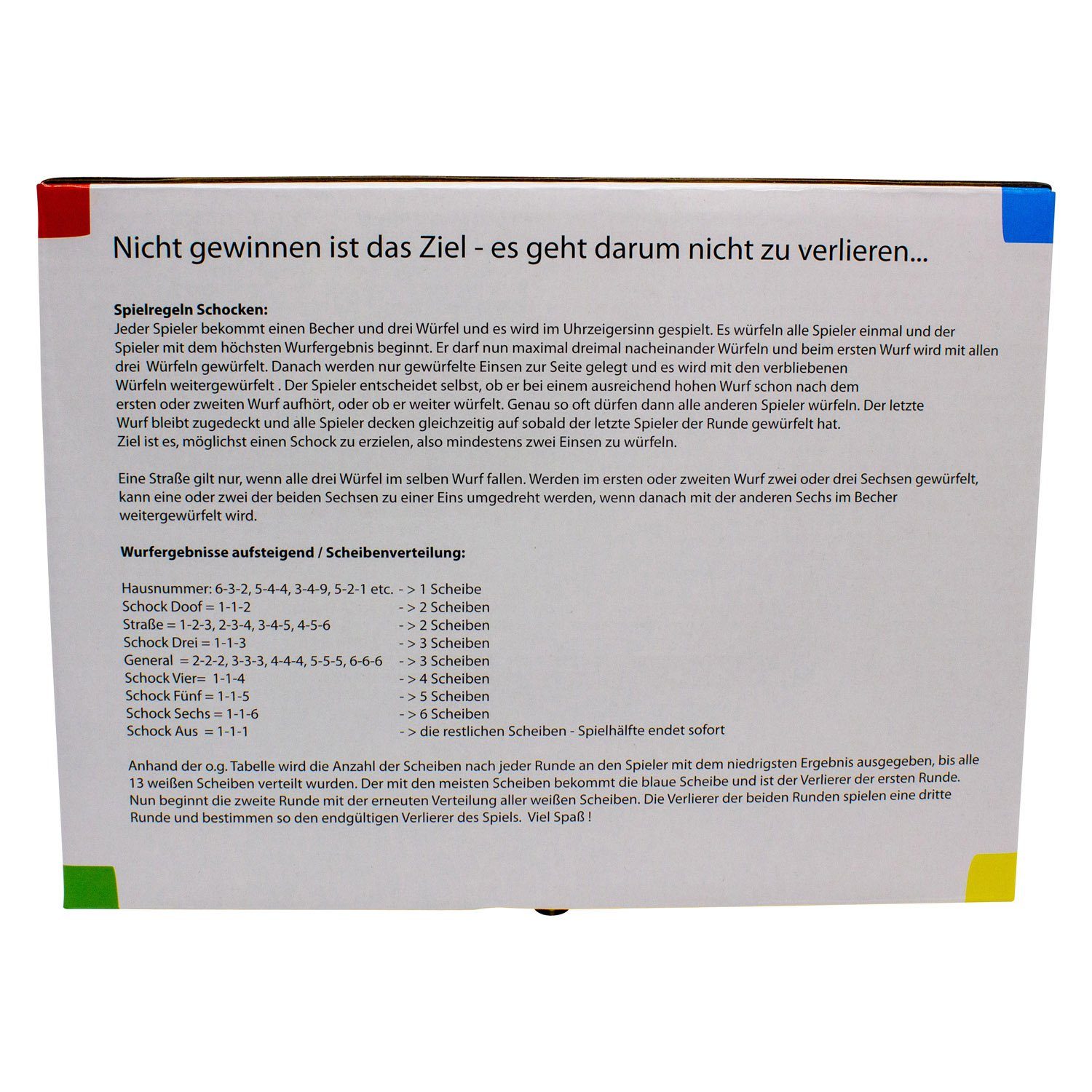 GICO Spiel GICO Schocken Spiel Jule Meiern Maxen Mörkeln 7959