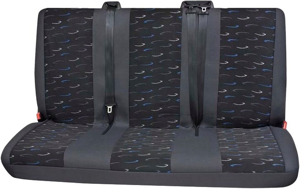 Petex Autositzbezug Sitzbezug für Transporter/ Kombi, 1-tlg Profi 2 in  blau, Bestehend aus 3er Sitzbank hinten, universelle Passform