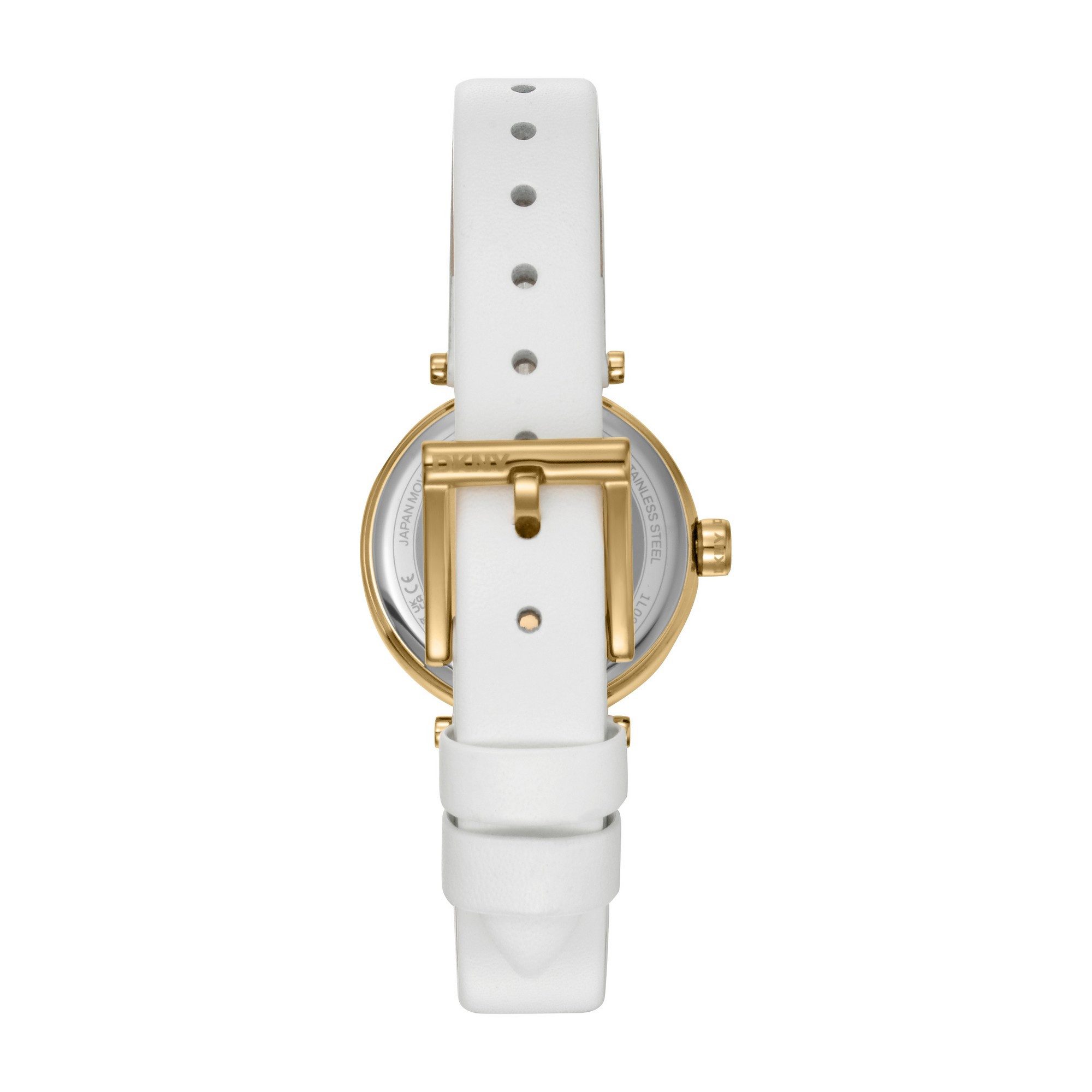 DKNY Quarzuhr Urban DK1L092L0025, Armbanduhr, Damenuhr, Lederarmband, analog