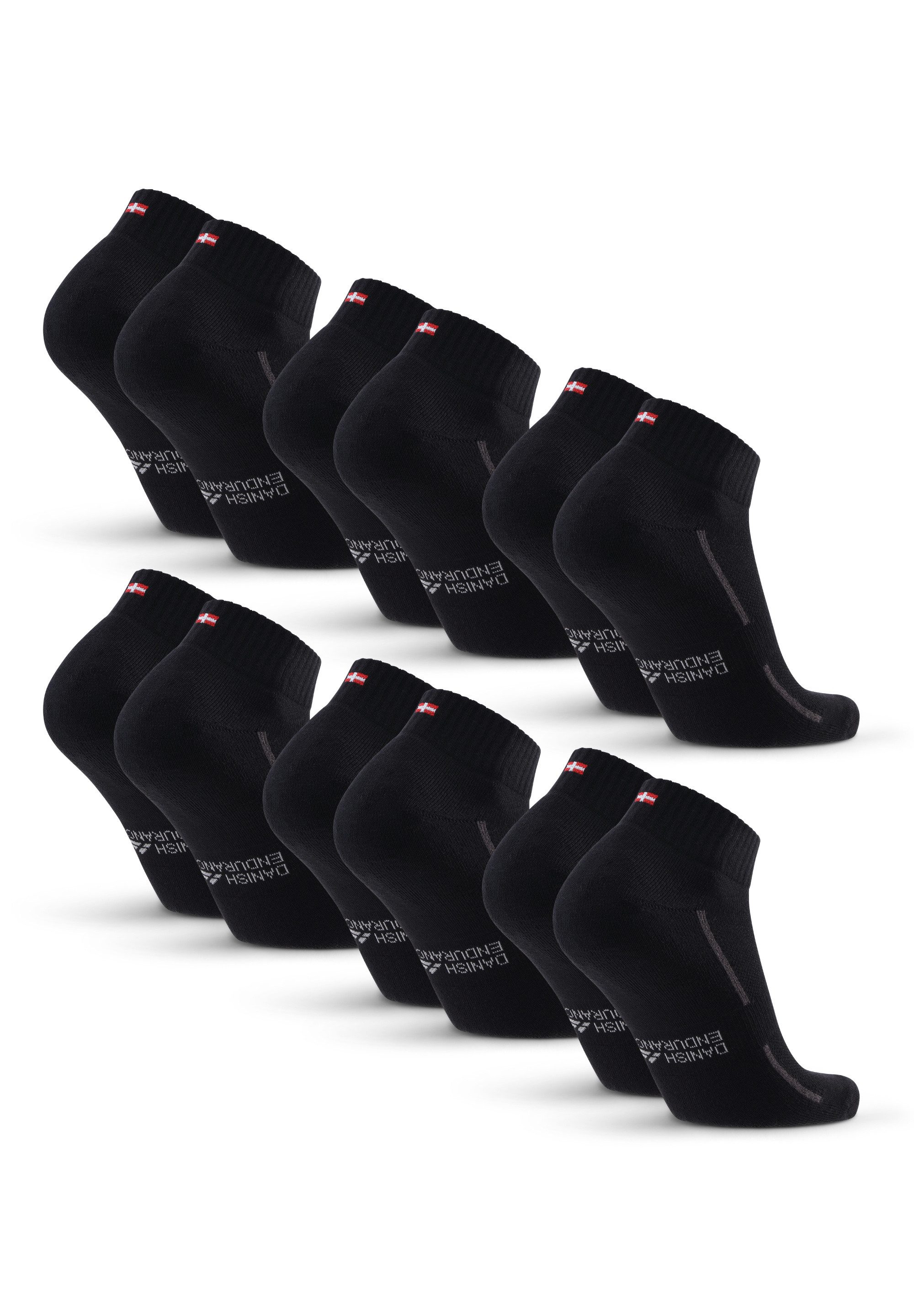 DANISH ENDURANCE Basicsocken Cotton Quarter (6-Paar) Kurze Sportspocken für günstig online kaufen