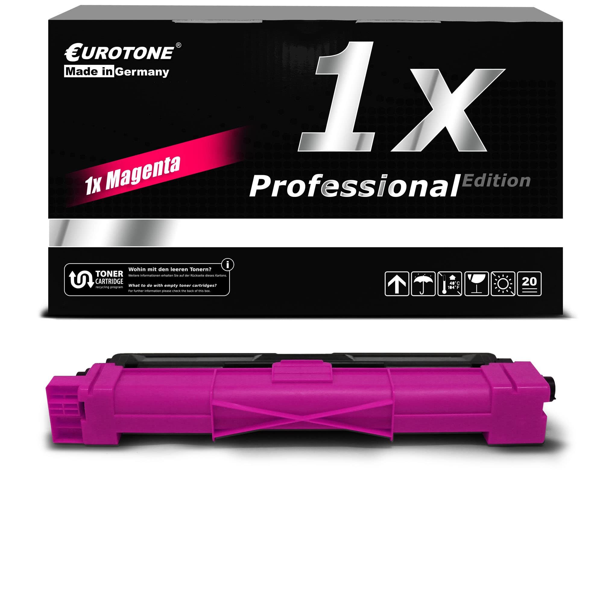 Eurotone Tonerkartusche TN243, TN243M, TN247M, (Einzelpack, 1-St., Lieferumfang: 1er-Pack in Magenta Toner in Magenta), Eurotone Toner TN243, TN243M, TN247M, 1er-Pack in Magenta, Magenta