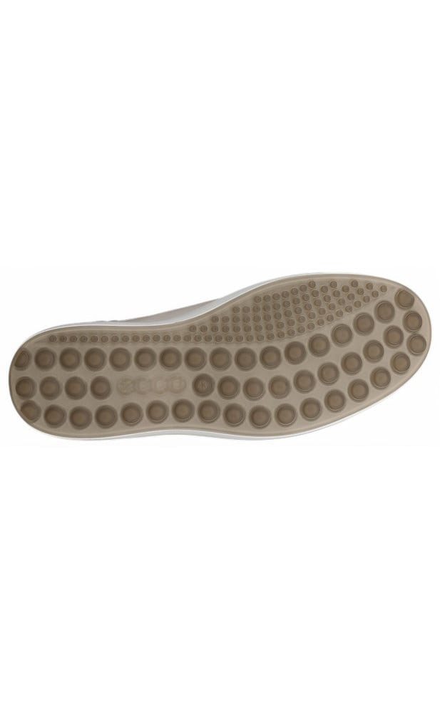 Ecco Soft 7 Easy Slip Lace (Premium-Leder) beige Herren Sneaker – Bild 3 von 5