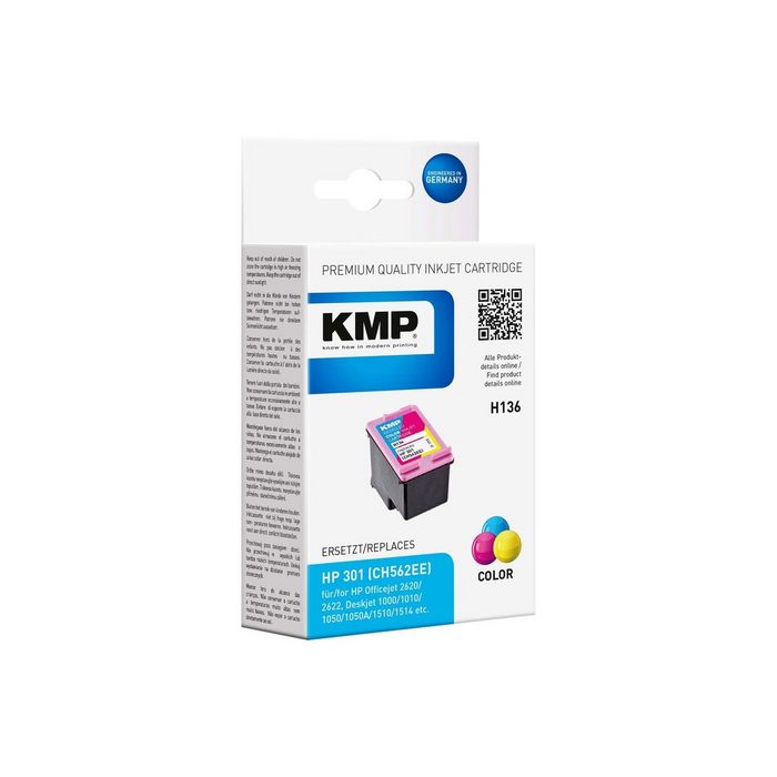 KMP Tonerpatrone H136 Farbe (Cyan Magenta Gelb) Tintenpatrone