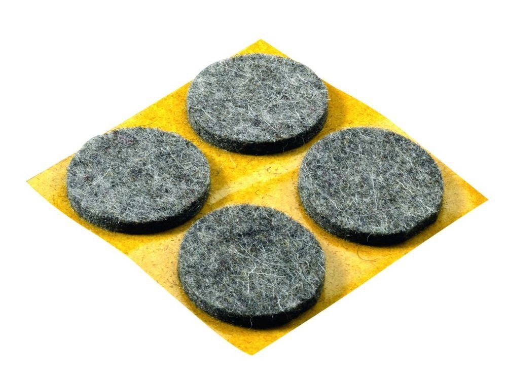 Hettich Filzgleiter Hettich Parkettgleiter grau Ø 35 x 3.0 mm - 8 günstig online kaufen