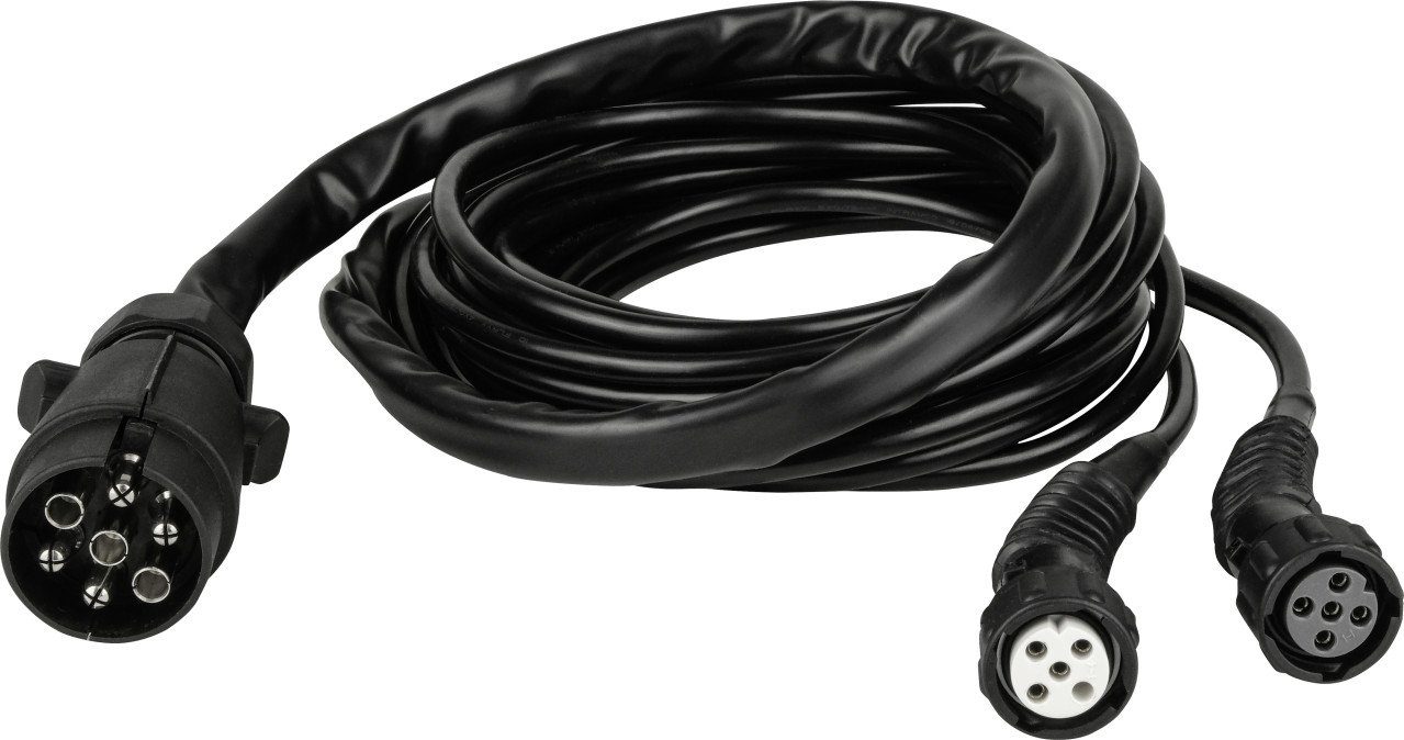 LAS Anhängerkupplung LAS Kabelsatz Stecker für Anhänger, 7-polig