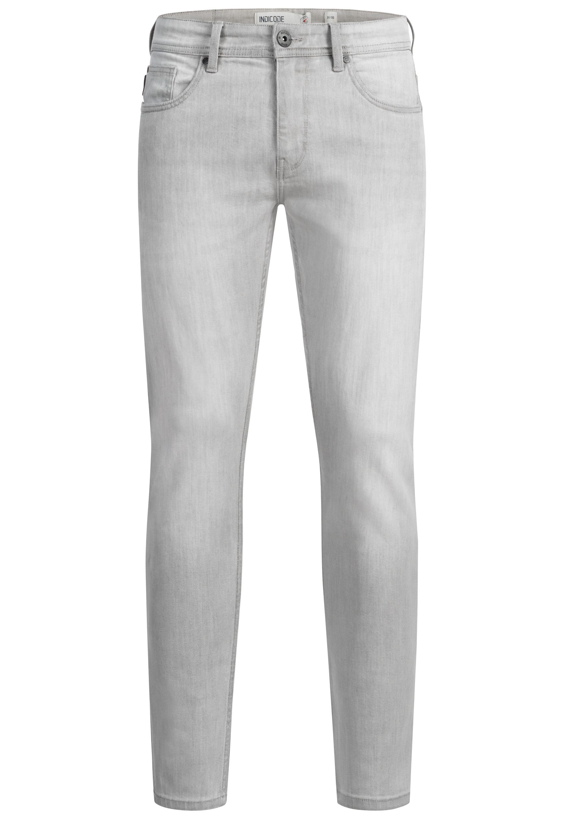 Indicode Regular-fit-Jeans Herren INValoy Jeanshose mit Stretch aus Baumwolle Bequeme Jeanshose in Regular Fit mit Stretch-Anteil für hohen Komfort