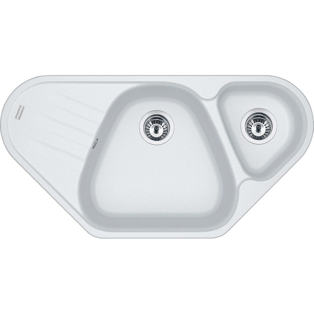 Einbauspüle Smart Antea Einbauspüle AZG 661-96 E Glacier Drehknopf Chrom ab 80cm