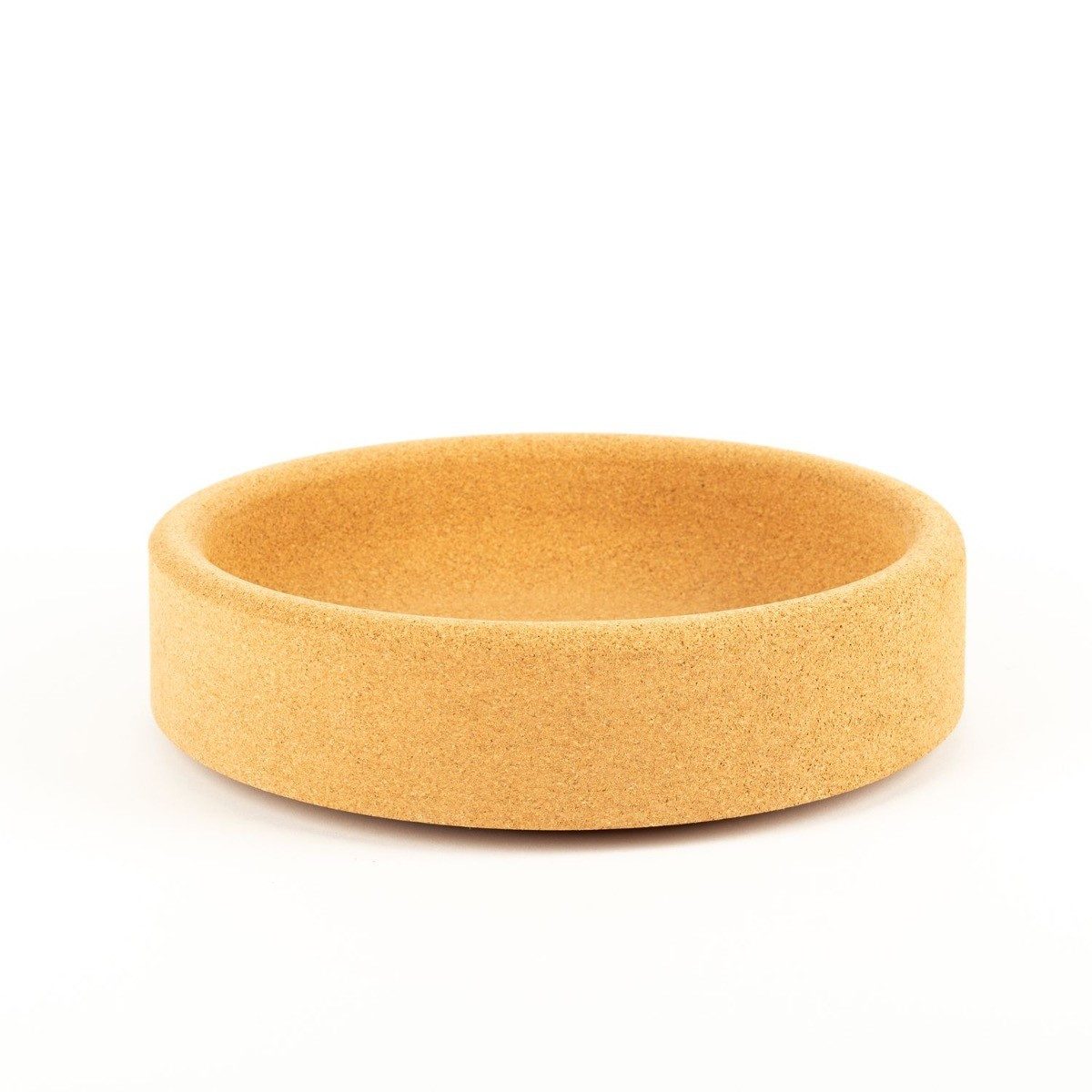 INNA-Glas Dekoschale Deko Schale GUNNHILD aus Presskork, natur, 7cm, Ø29,5cm