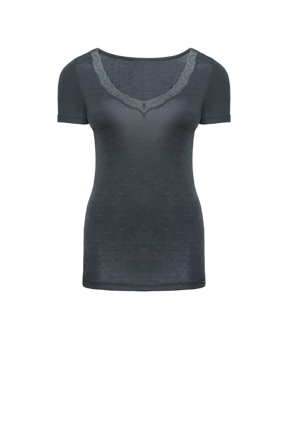 comazo Kurzarmshirt aus Merinowolle und Seide – Bild 3 von 5