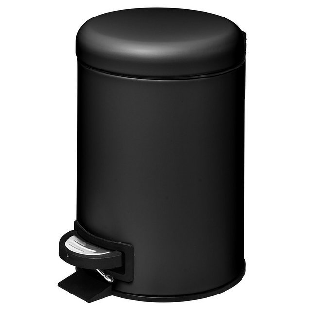Kosmetikeimer „Badmülleimer Treteimer Abfallbehälter rund 3 Liter“