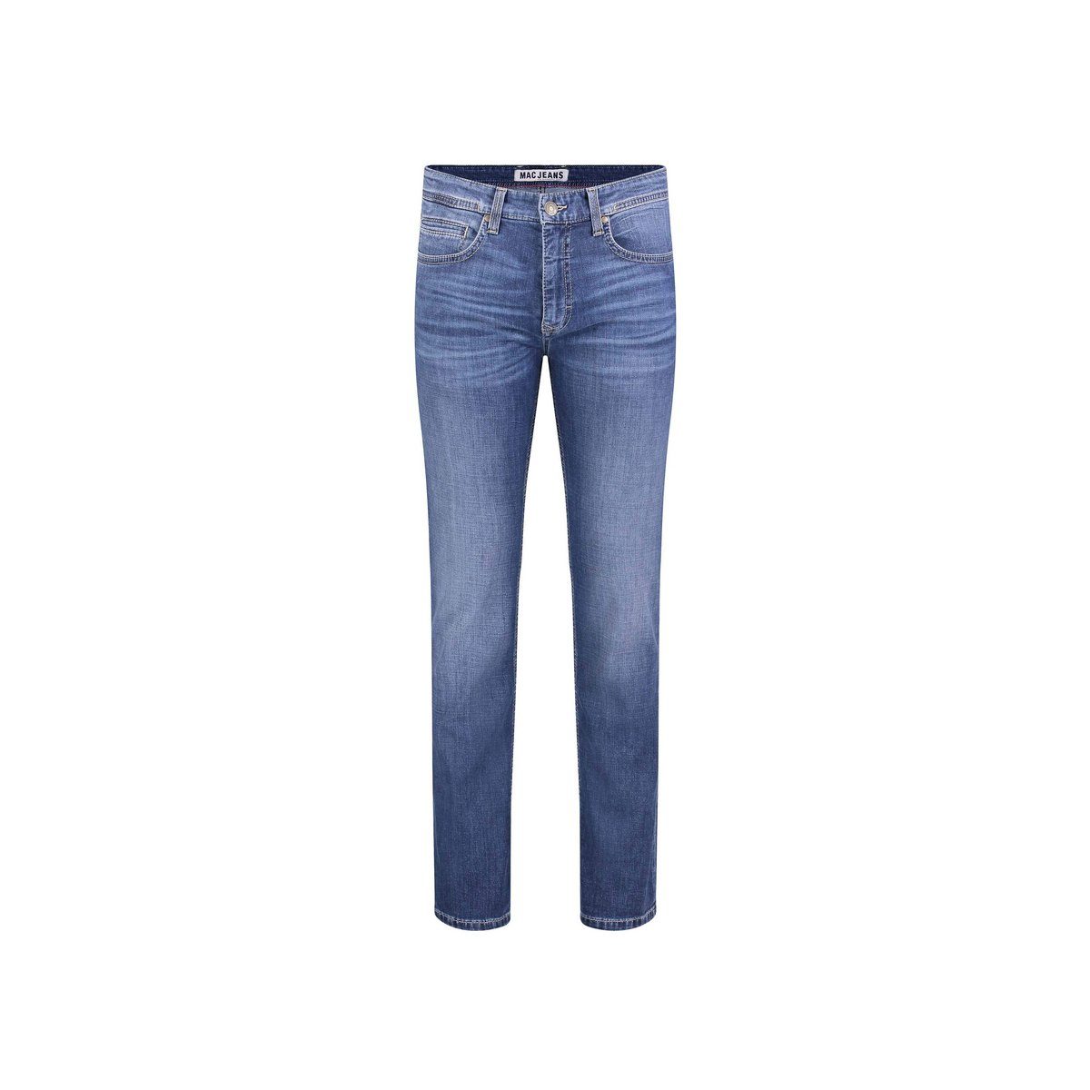 MAC blau Straight-Jeans (1-tlg) regular