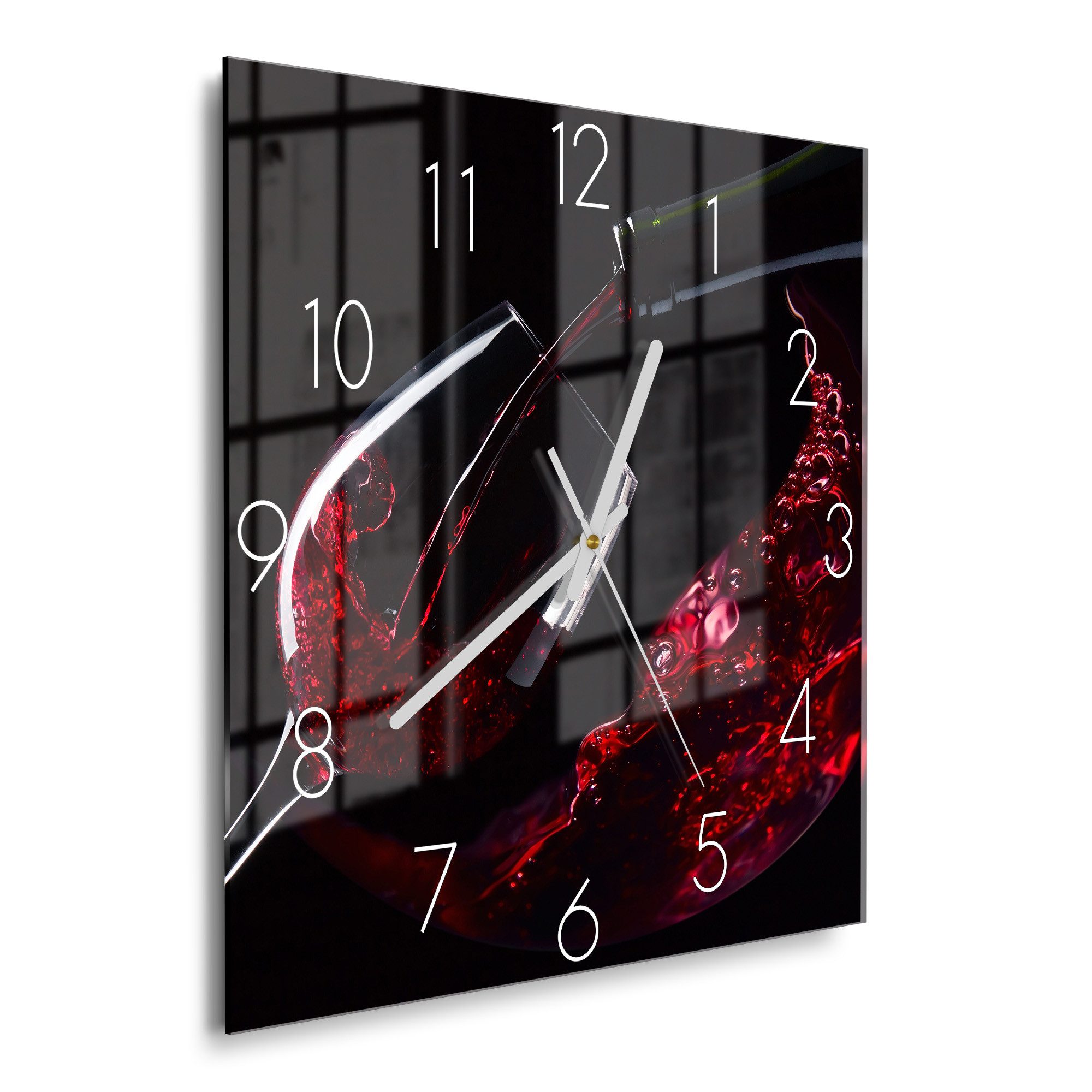 DEQORI Wanduhr 'Tanz der Tropfen' (Glas günstig online kaufen