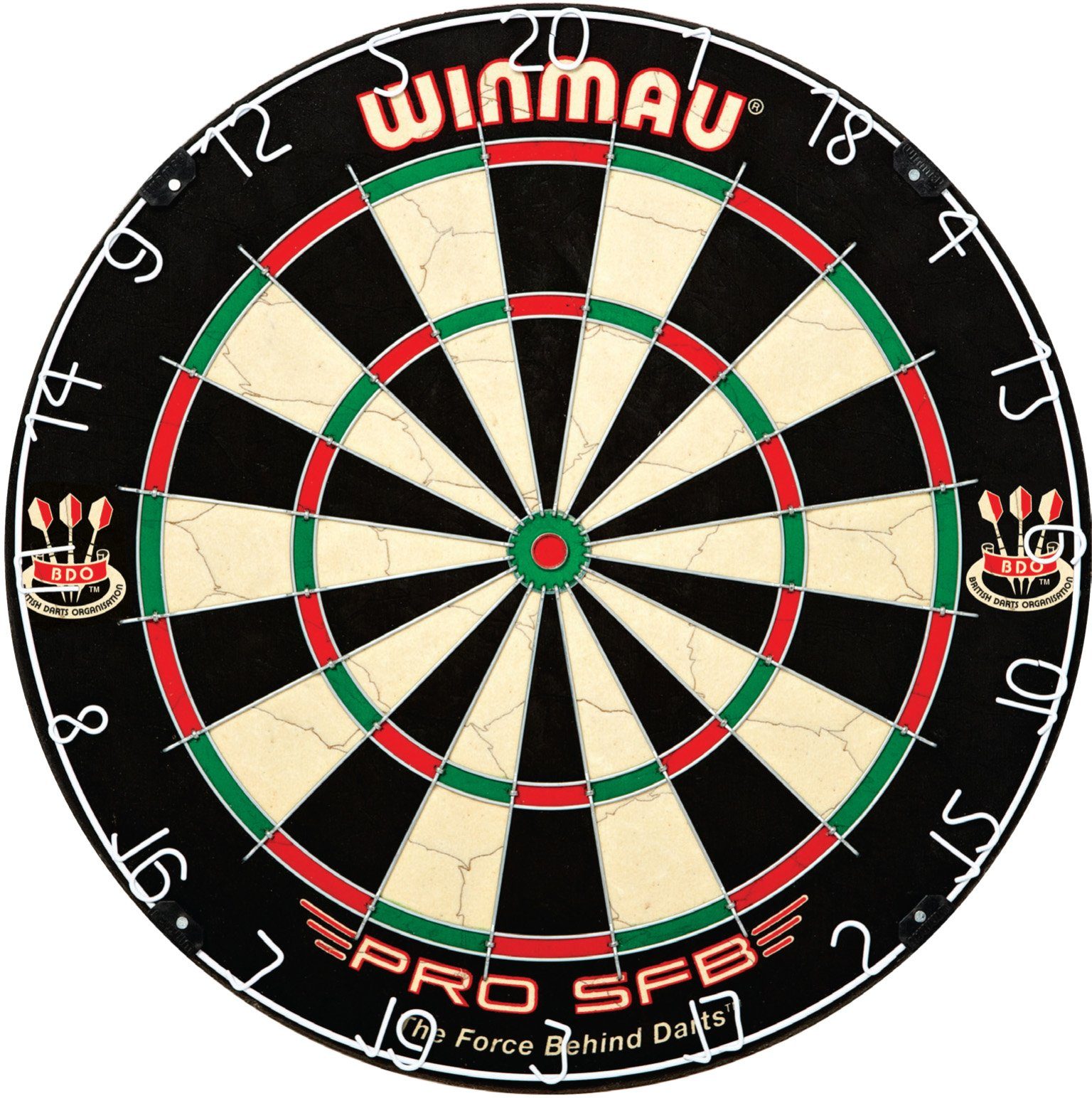 Carromco Dartscheibe Winmau Steeldartboard Pro SFB, Bristle