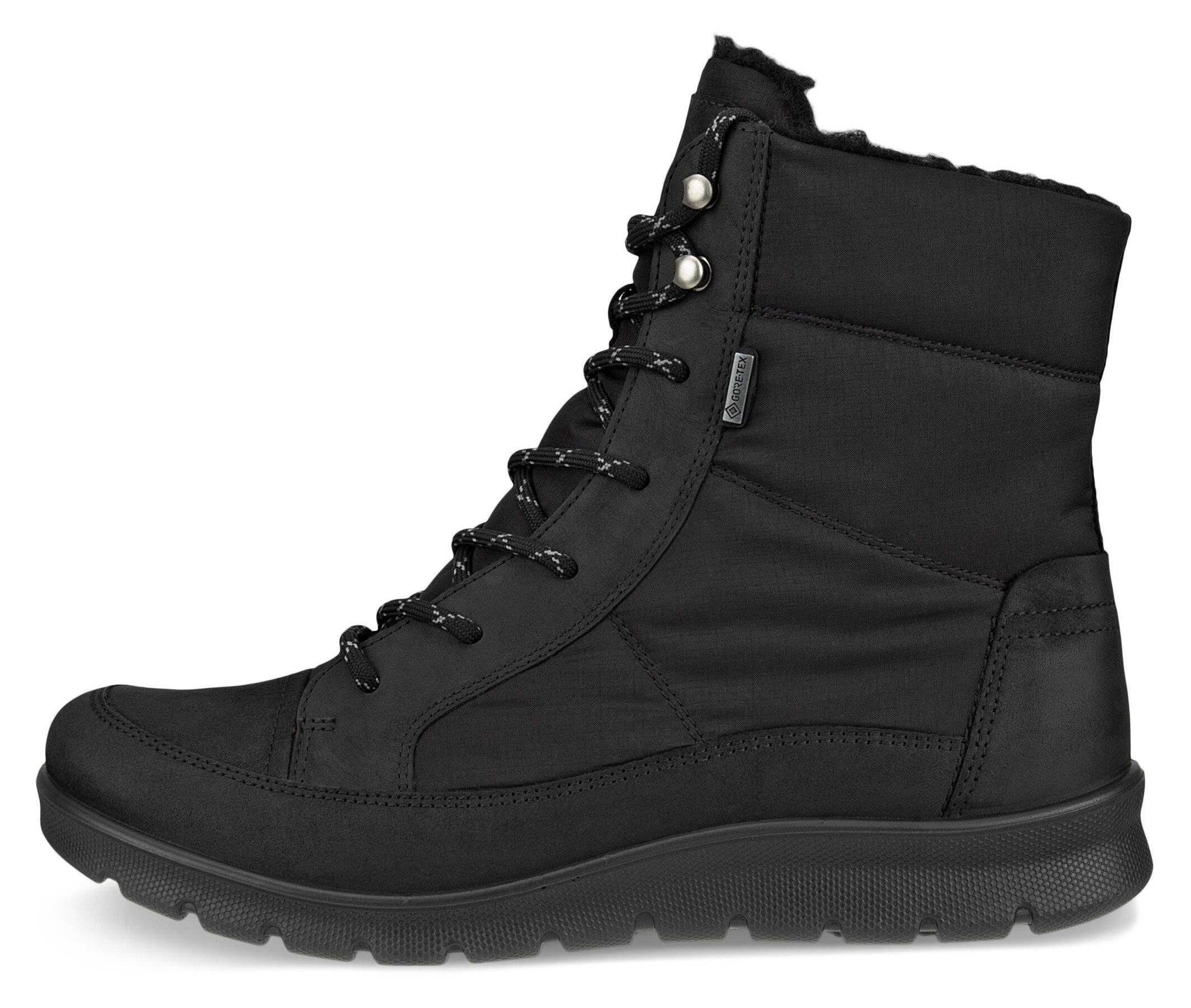 Ecco BABETT BOOT Winterboots Schnürboots, Stiefelette mit wasserdichter GORE TEX-Membran