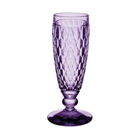 Villeroy & Boch Sektglas Boston Coloured Sektglas Lavender, 120 ml, Glas