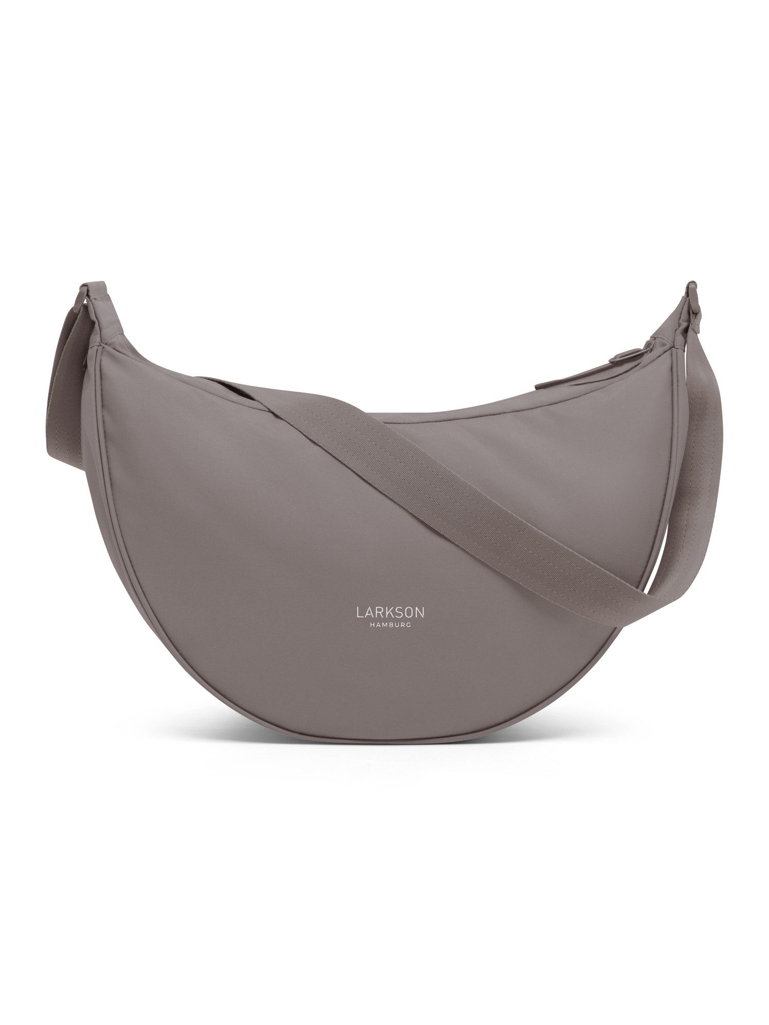 LARKSON Umhängetasche Solveig Large Halbmondtasche für Damen und Herren, Große Crossbody Bag in Halbmond Form