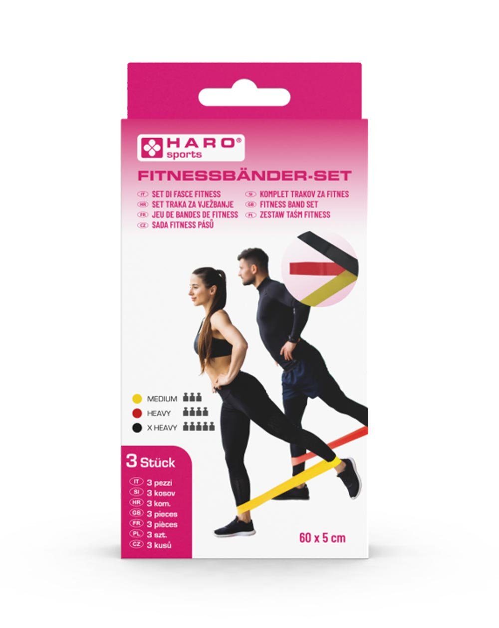 Gymnastikband Fitnessbänder Set
