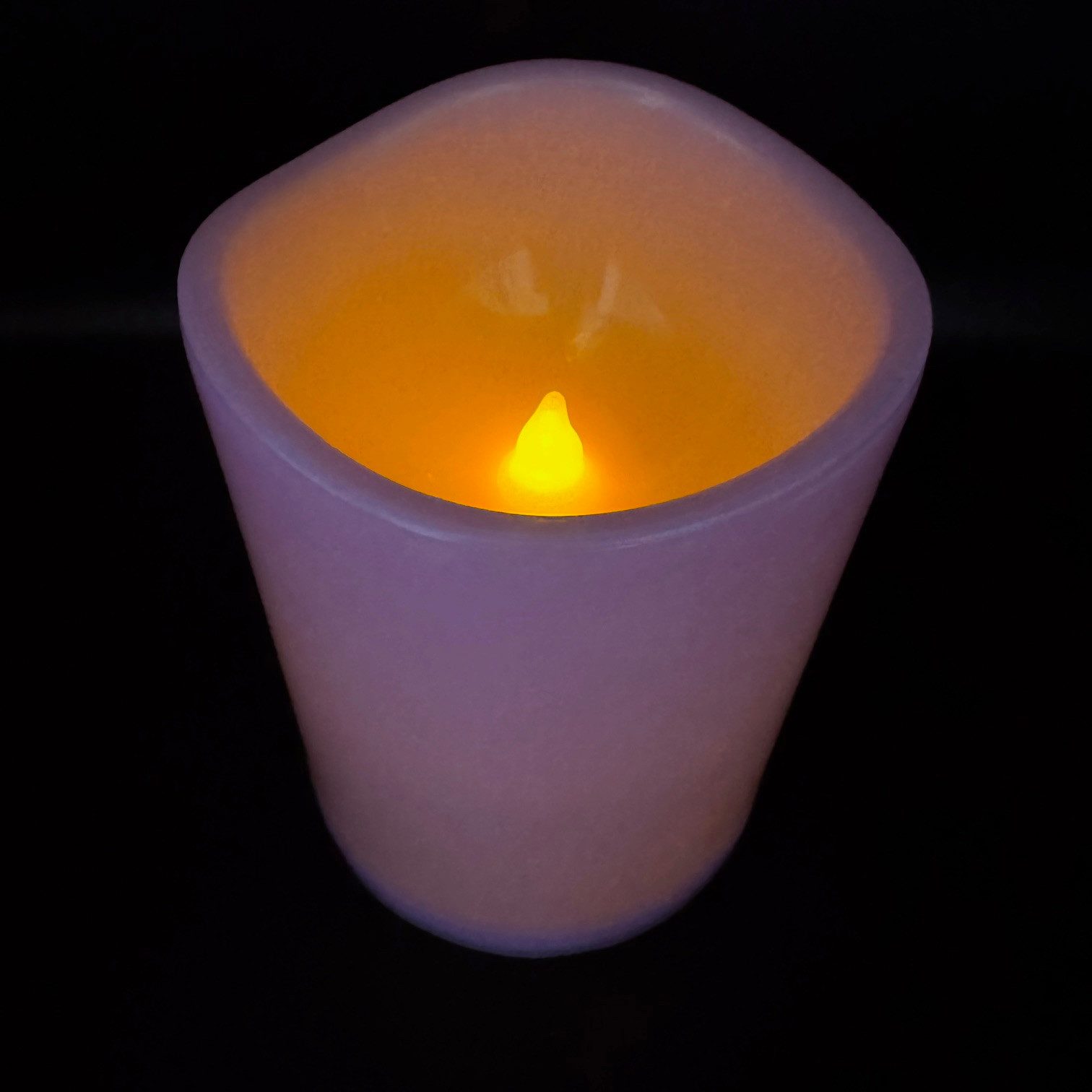 Online-Fuchs LED-Kerze mit rotierenden Schmetterlingen & Timer - Deko Frühling, Sommer (Deko für Frühling, Sommer, 20 cm groß), 6-Stunden Timerfunktion - Outdoor geeignet